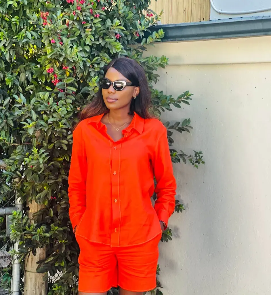 Long Sleeves Shirt & Shorts (linen) 7.webp