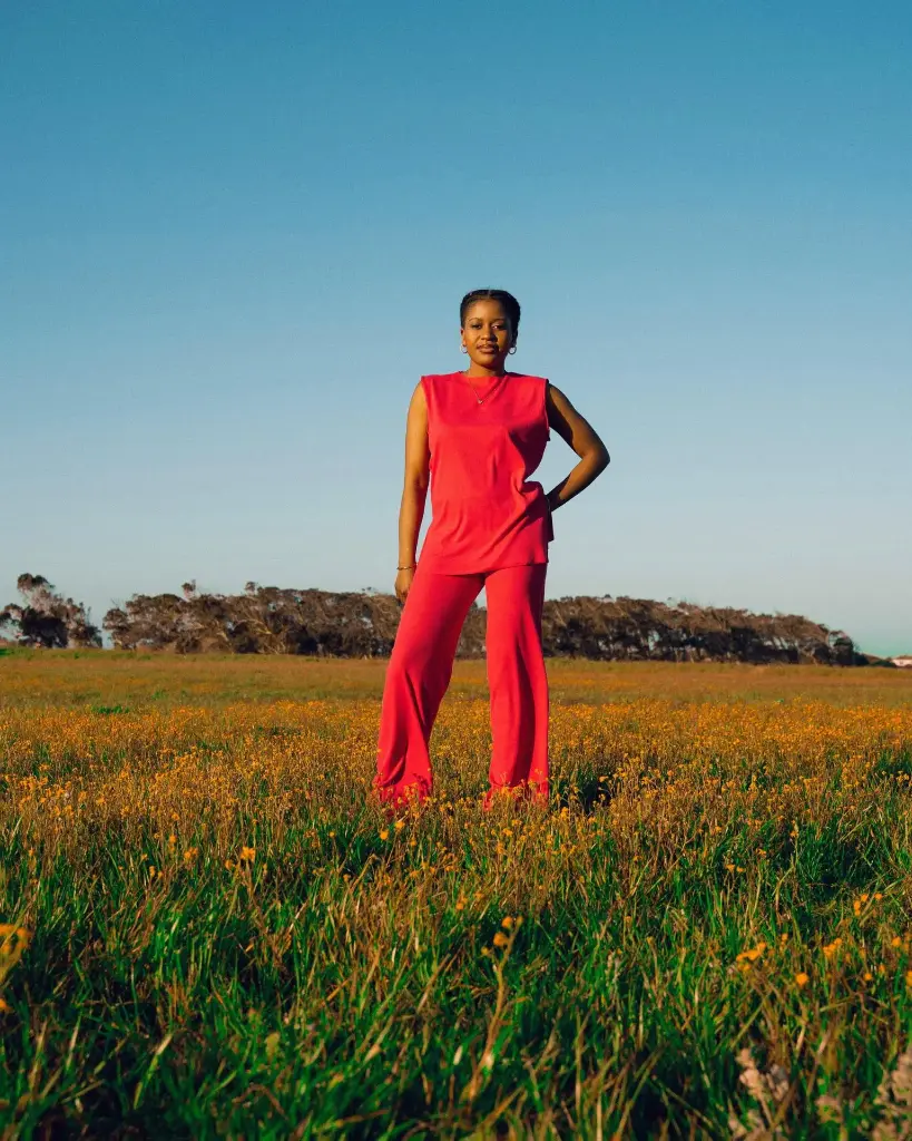 Sleeveless Top & Pants (rib)