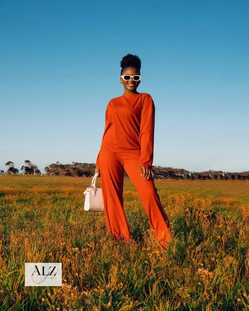 Long Sleeves Top & Pants (rib)